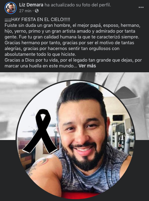Mensaje Liz demara hermana de Jerry demara