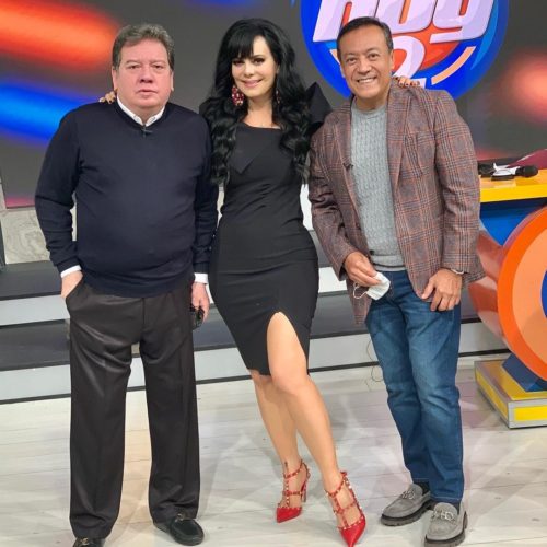 Maribel Guardia en Hoy con el Coque Muñiz