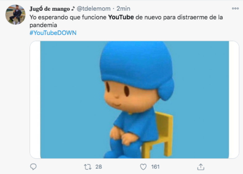 Meme caída YouTube pocoyo