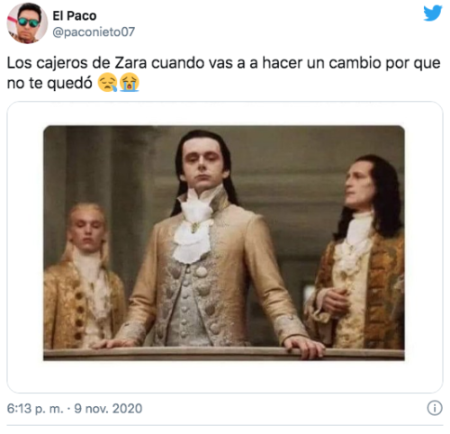 Meme cajera de Zara
