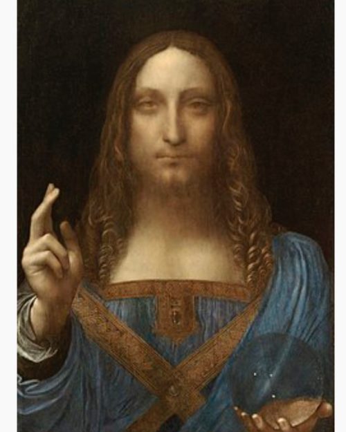 Pintura Salvator mundi