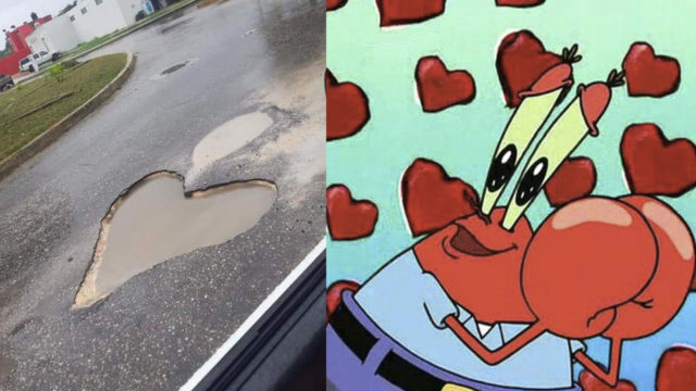 Descubren en calles de Chetumal el "Bache del amor"