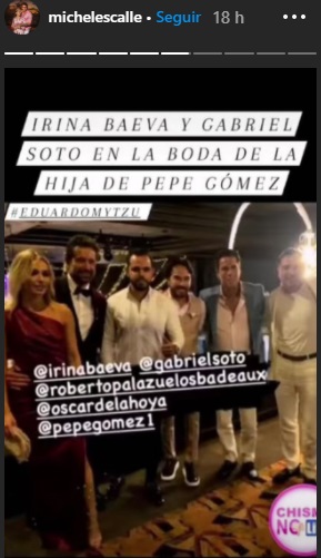 famosos en una boda