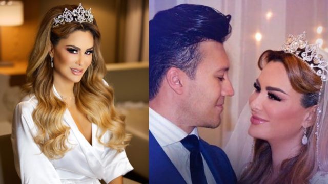 Ninel Conde y Larry Ramos en su boda