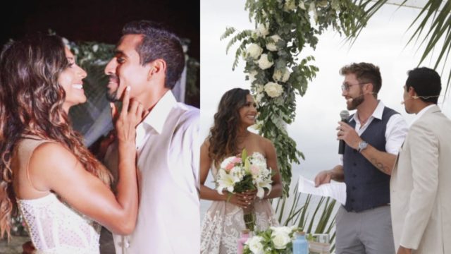 Así fue la boda de Zudikey y Pato Araujo en Exatlón