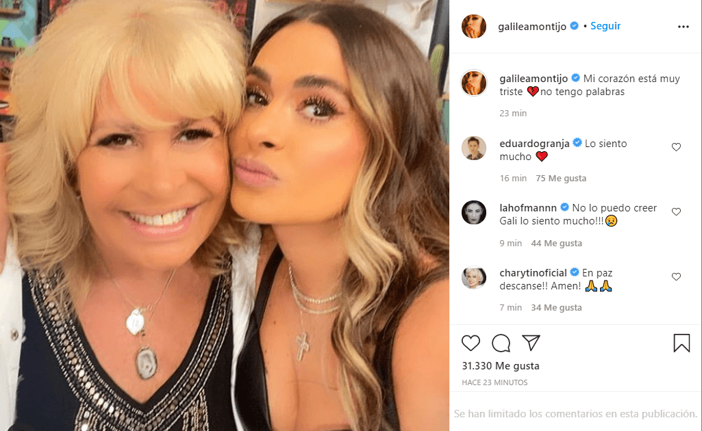 Galilea Montijo lamenta la muerte de la productora Magda Rodríguez