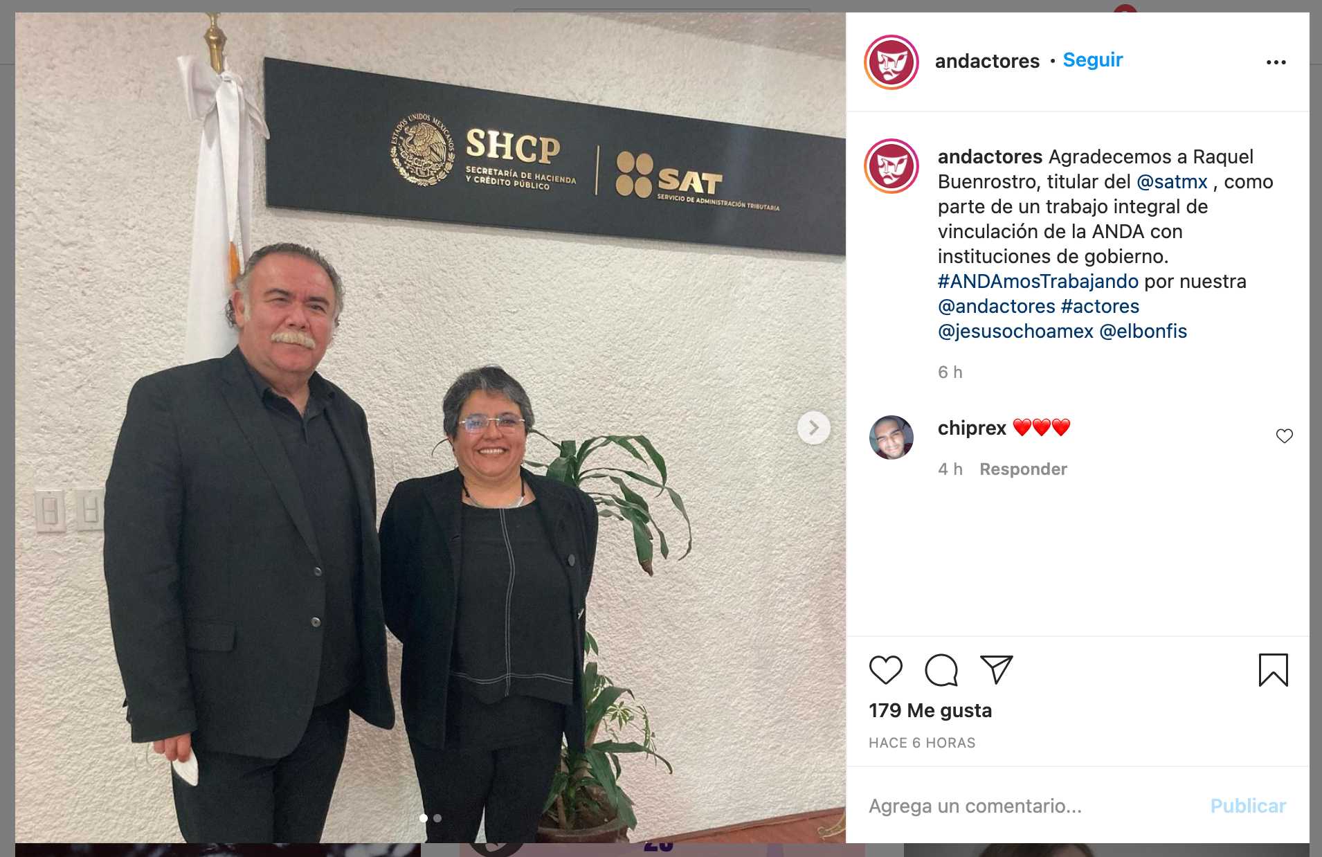 Jesús Ochoa se reune con Raquel Buenrostro del SAT