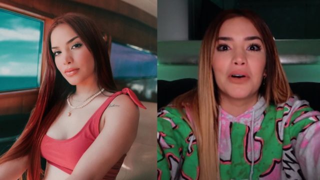Kimberly Loaiza sorprendida
