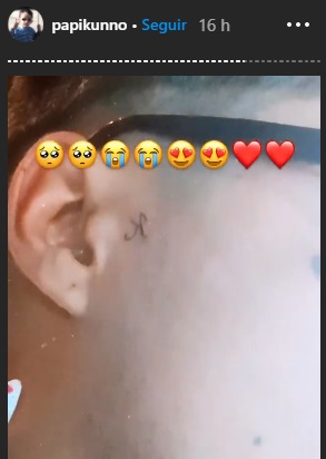Santiago novio de Kunno tatuaje