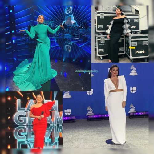 Looks de Ana Brenda en los Grammy 2020