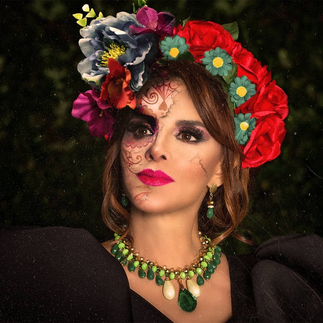 Lucía Méndez catrina