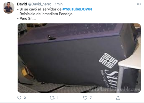 Meme servidores Youtube