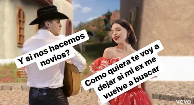 Memes de la canción de Christian Nodal y Ángela Aguilar