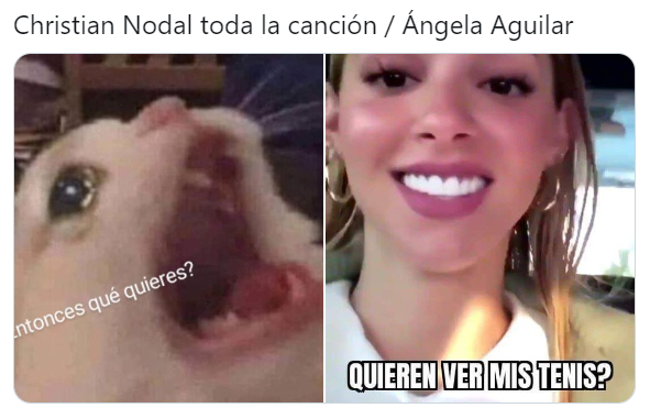 Memes de la canción de Christian Nodal y Ángela Aguilar