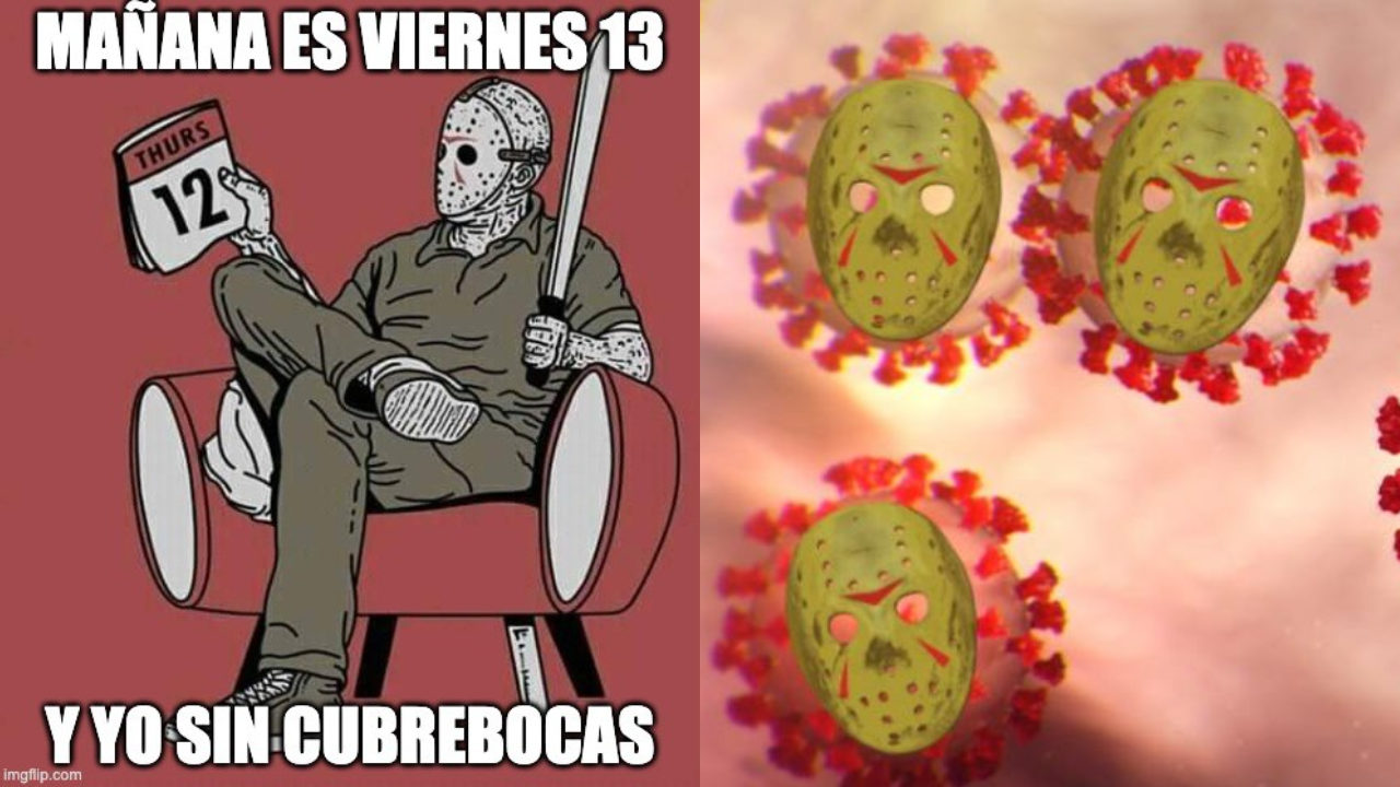 Los mejores memes del viernes 13 en pandemia