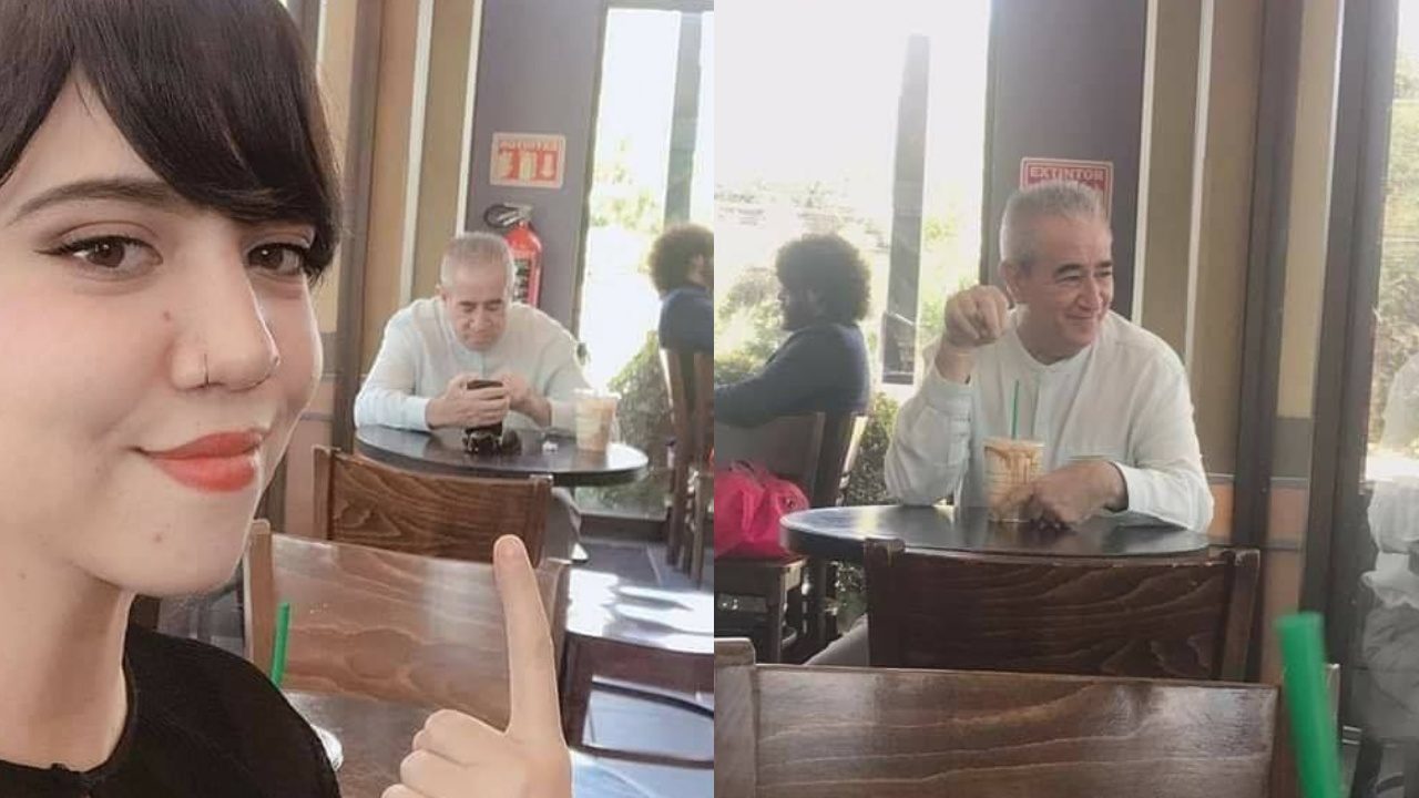 Hija y su papá acompañándola en su cita