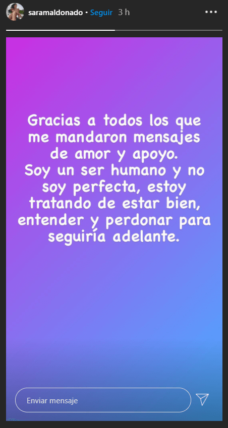 Sara Maldonado revela infidelidad de su novio tras sufrir un aborto