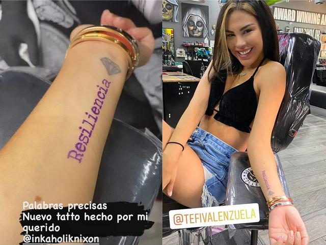El tatuaje de Stephanie Valenzuela