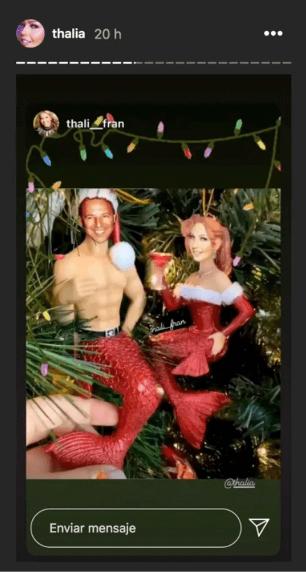 Thalía lanza nueva canción y presume su árbol de navidad