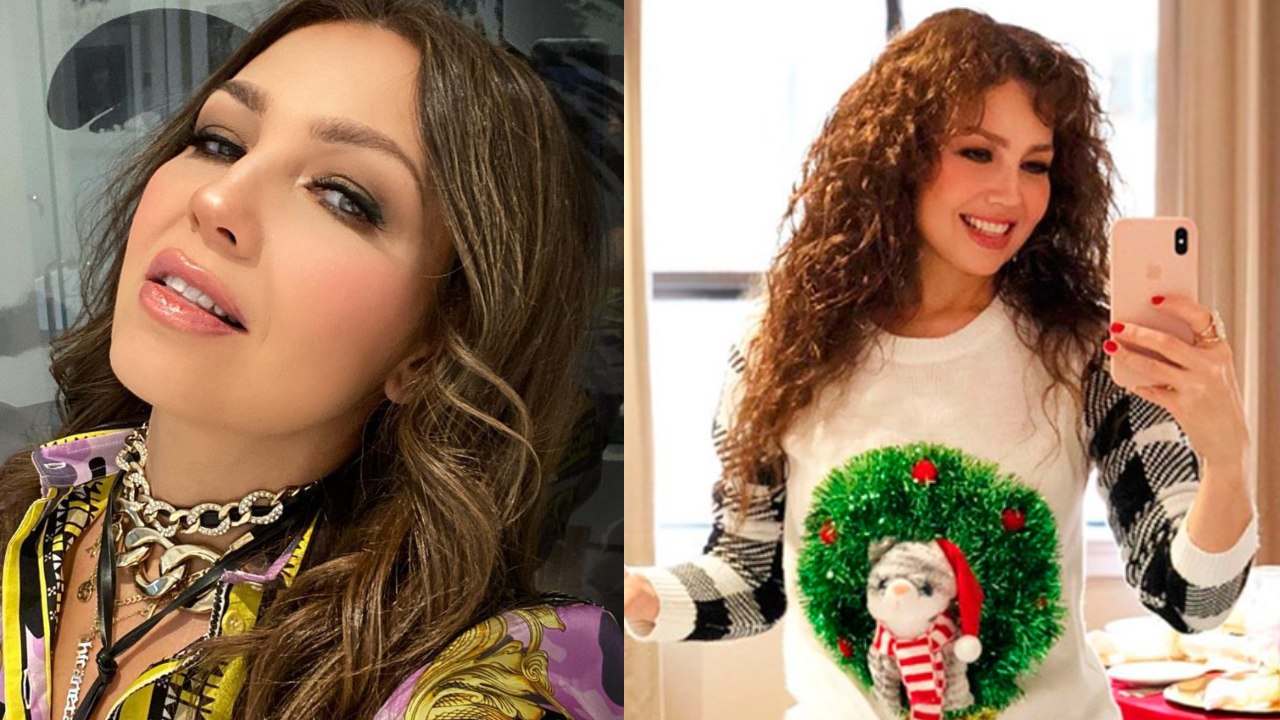 Thalía presume su árbol de navidad y lanza nueva canción