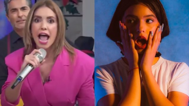 Andrea Escalona imita a Ángela Aguilar en Hoy