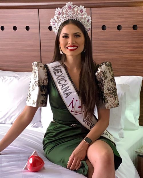 Andrea Meza miss méxico en instagram