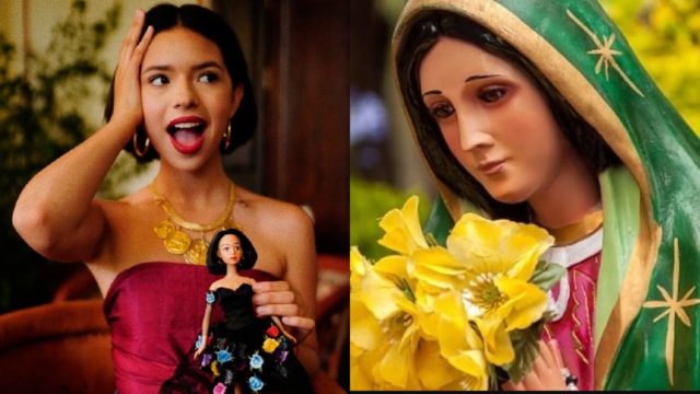 Ángela Aguilar sorprendida por la Virgen de Guadalupe
