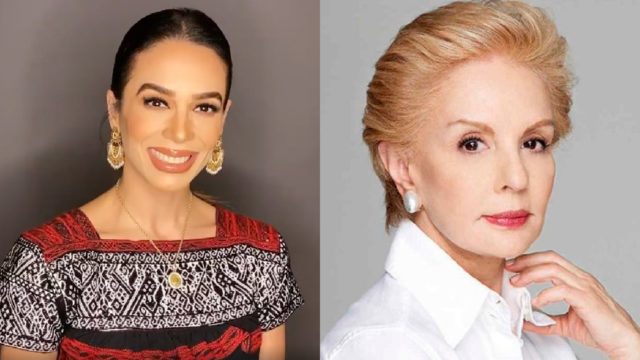 foto Biby Gaytán con el corte pelo de carolina herrera