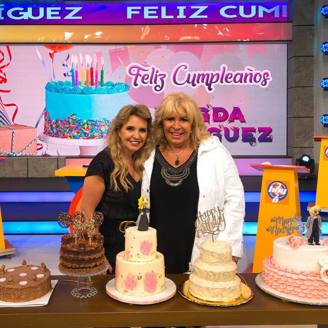 Magda Rodríguez en su cumpleaños