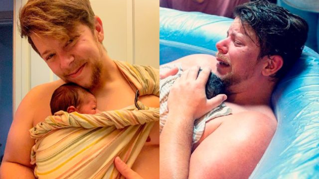 Danny Wakefield papÃ¡ trans subiÃ³ video de parto