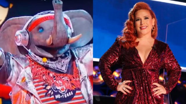 Angélica Vale es elefante en Quién es la máscara