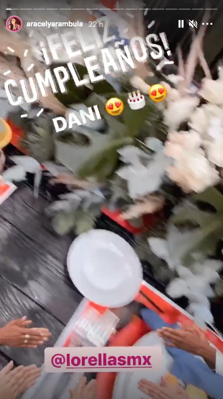 Aracely Arámbula felicitación hijo Daniel