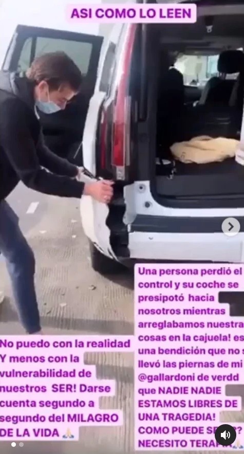 Foto accidente ana bárbara en nochebuena