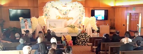 Foto del funeral de Joselyn Cano