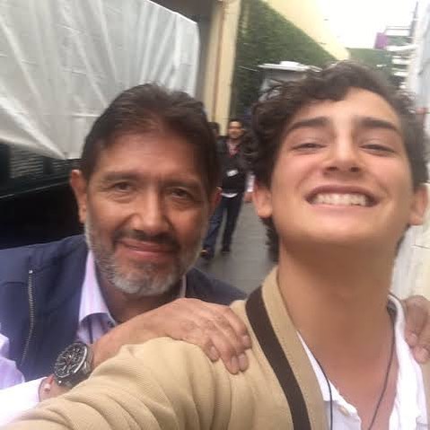 Foto Juan Osorio con su hijo Emilio