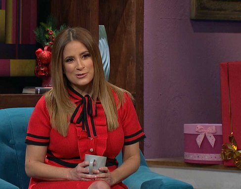 Linet Puente llorando en vivo en ventaneando