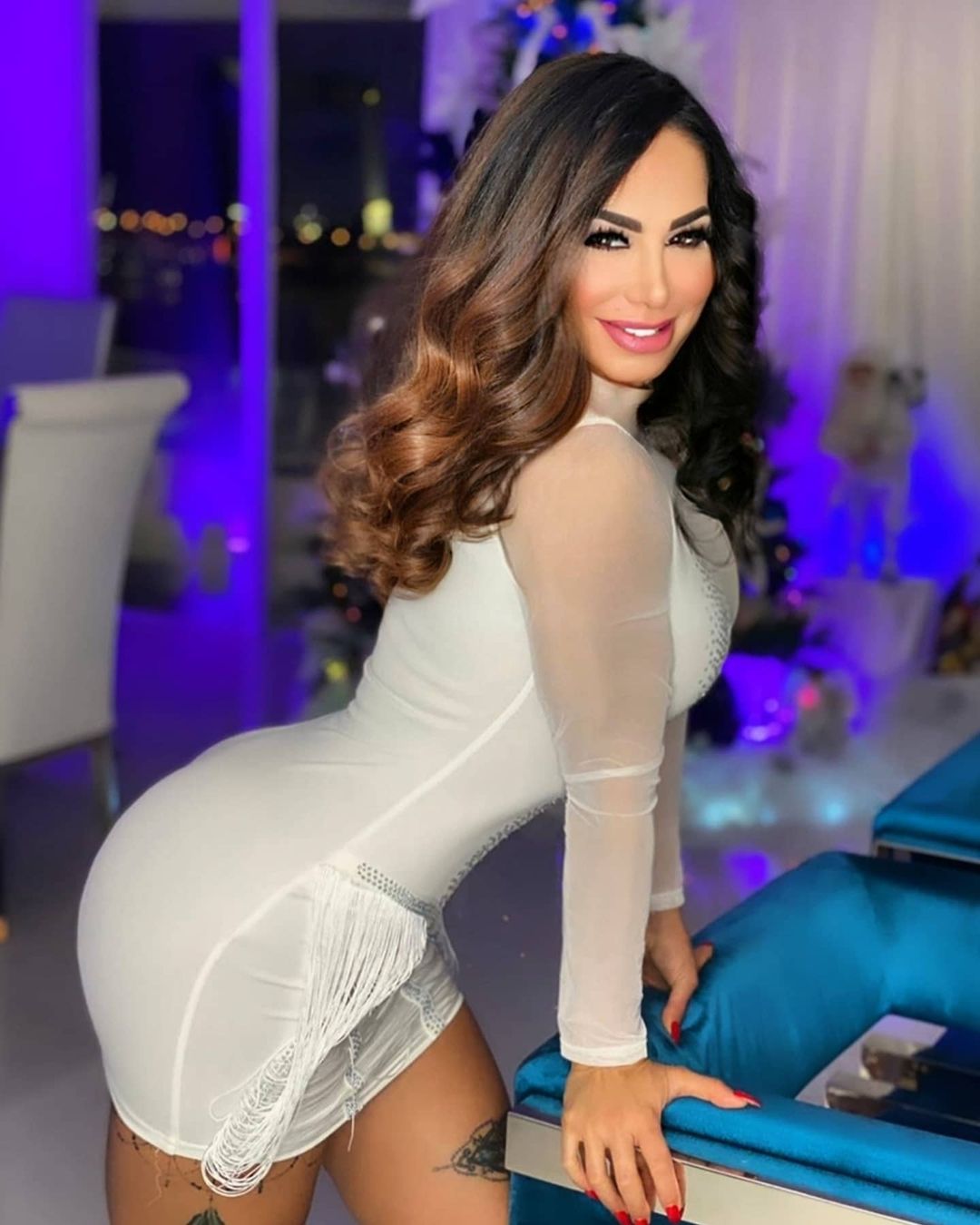 Lis Vega look blanco