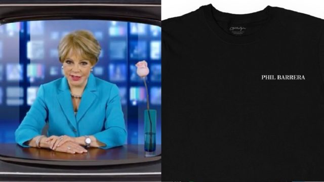 Lolita Ayala vende playera de Phil Barrera