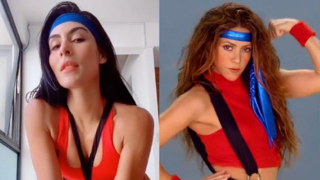 María León baila como Shakira