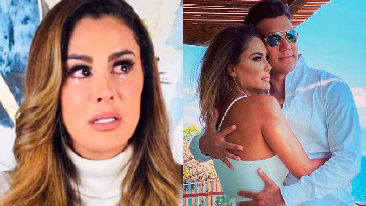 Ninel Conde llorando por Larry Ramos desaparecido
