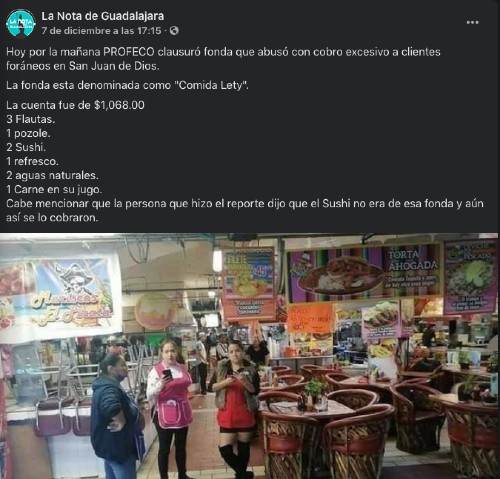 Foto fonda comida lety de guadalajara