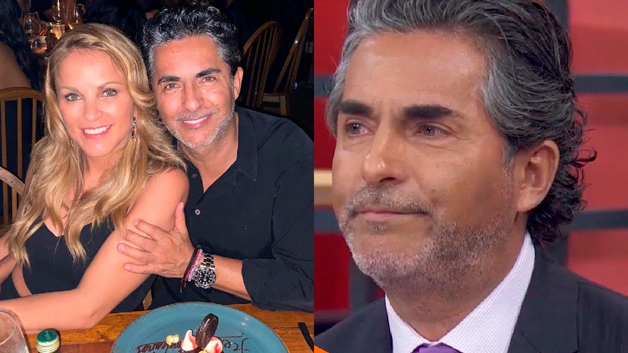 Raúl Araiza con su novia en hoy