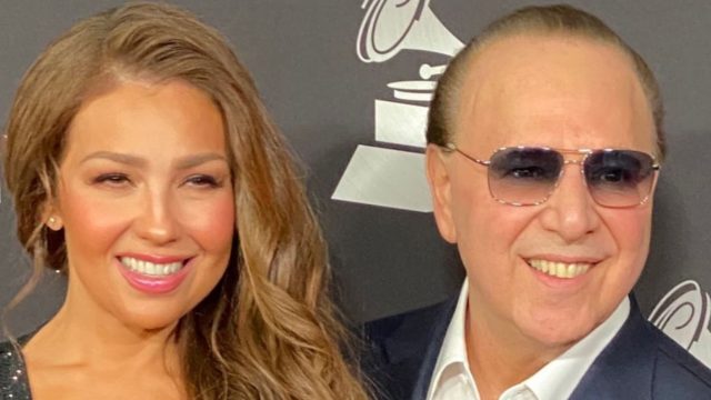 Thalía presume boda con Tommy Mottola