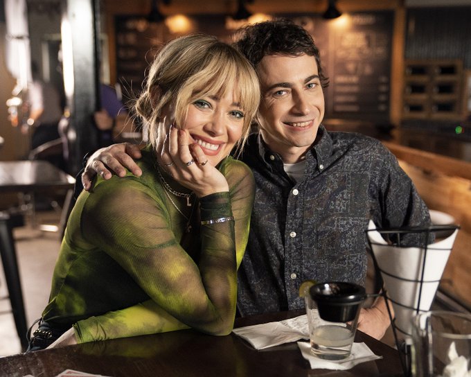Hilary Duff y Adam Lamberg en Lizzie McGuire