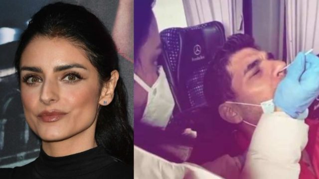 Aislinn Derbez realiza pruebas Covid
