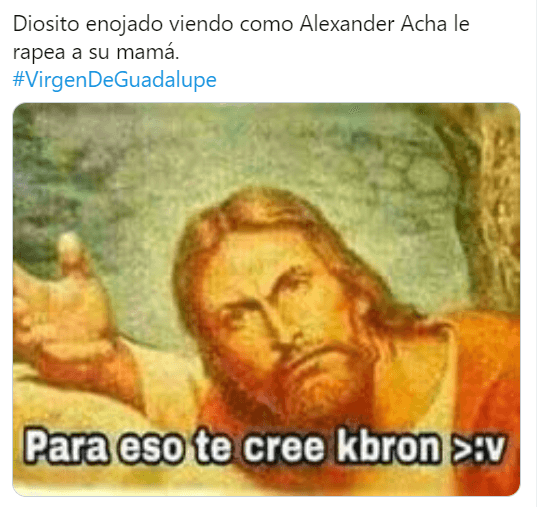 Alexander Acha es criticado por rapear a la Virgen de Guadalupe
