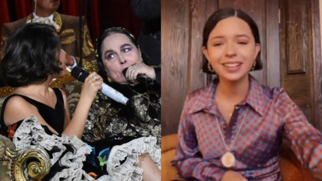Angela Aguilar y su abuela Flor Silvestre