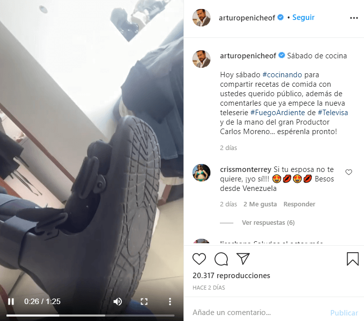 Arturo Peniche sufre accidente