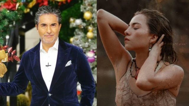 Raúl Araiza y su hija