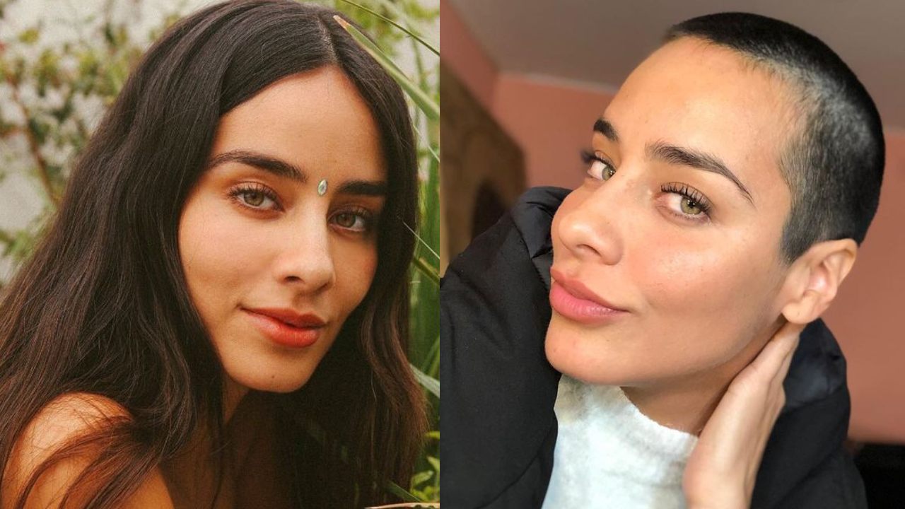 Esmeralda Pimentel se rapó por completo la cabeza y responde críticas